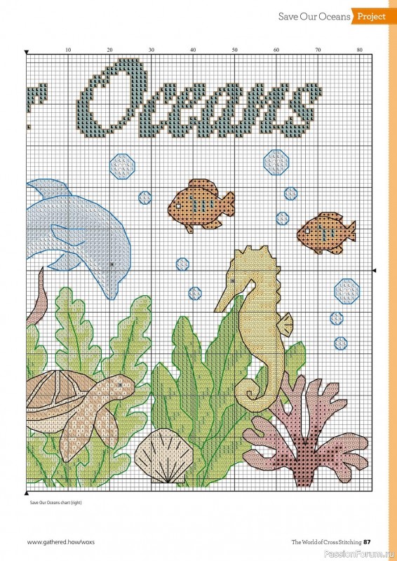 Коллекция вышивки в журнале «The World of Cross Stitching №320 2022»