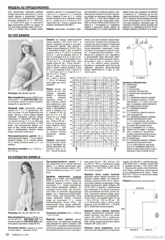 Вязаные модели в журнале «Verena №2 2026»