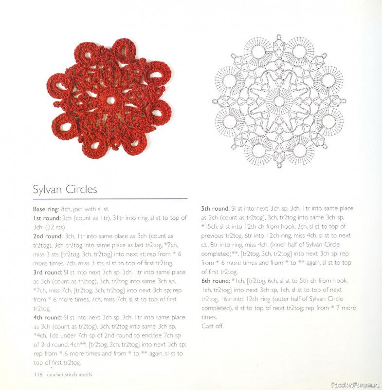 Вязаные проекты в книге &laquo;Crochet Stitch Motifs&raquo;.