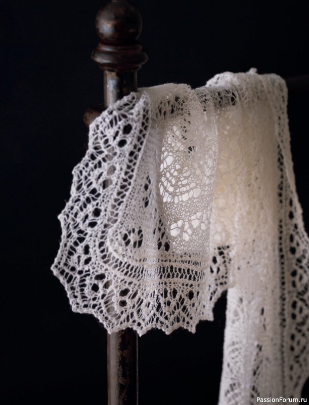 Вязаные проекты в книге &laquo;Шетландское кружево&raquo;.