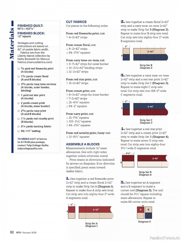 Коллекция проектов для рукодельниц в журнале &laquo;American Patchwork & Quilting №200 2026&raquo;