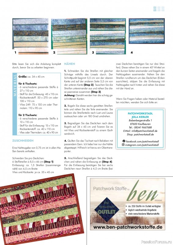 Коллекция проектов для рукодельниц в журнале &laquo;Patchwork Magazin №6 2026&raquo;