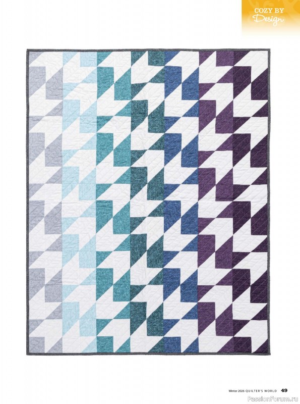 Коллекция проектов для рукодельниц в журнале «Quilter's World - Winter 2026»