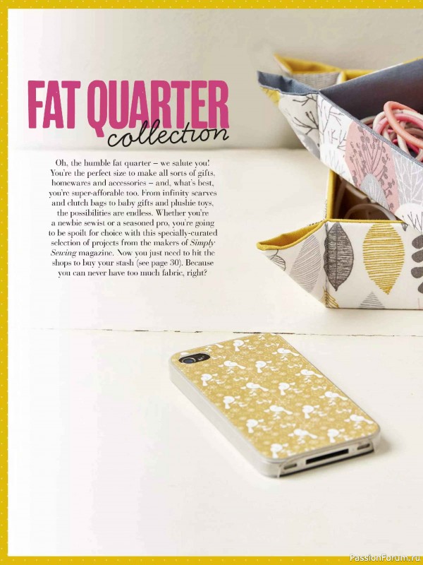 Коллекция проектов для рукодельниц в журнале «Simply Sewing Special 2026».