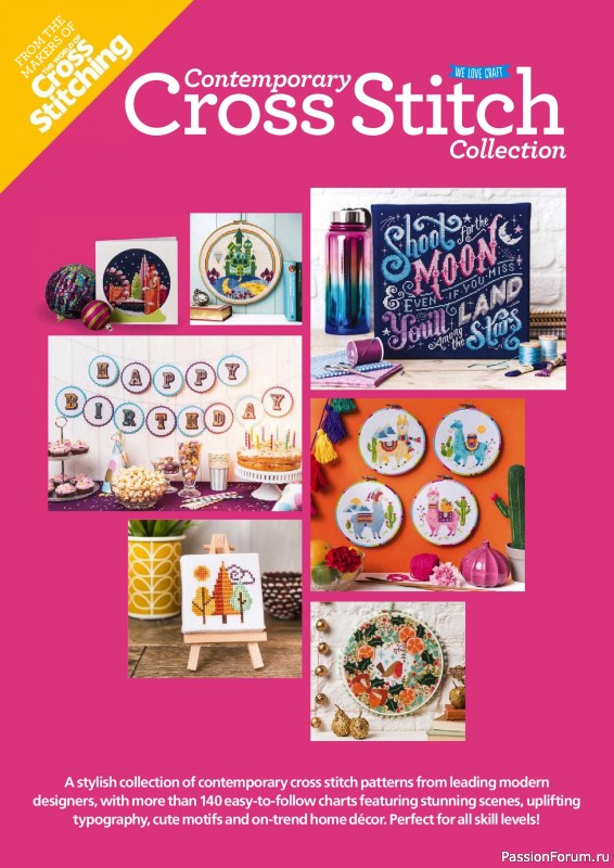 Коллекция вышивки в журнале «Ultimate CrossStitch Collection - Contemporary 2026»
