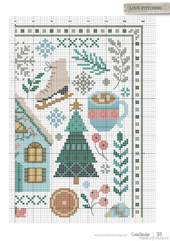 Коллекция вышивки в журнале «CrossStitcher №430 2025»