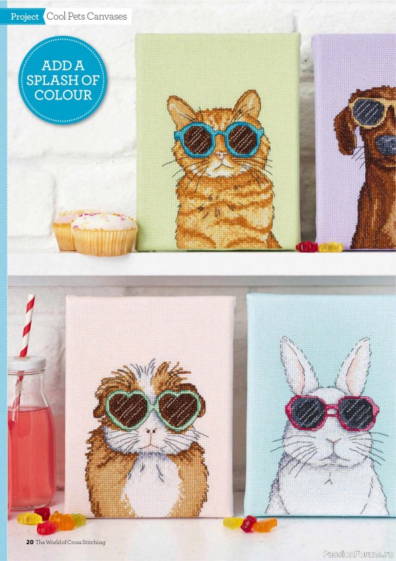 Коллекция вышивки в журнале «The World of Cross Stitching №362 2025»