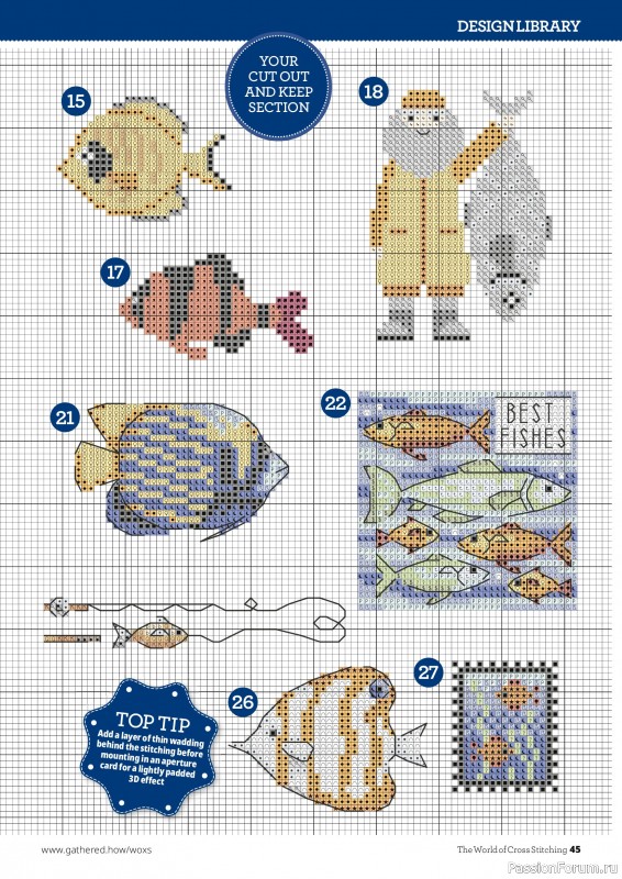 Коллекция вышивки в журнале &laquo;The World of Cross Stitching №372 2026&raquo;