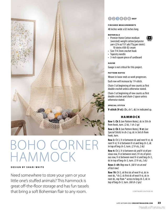 Вязаные проекты крючком в журнале «Crochet! - Late Autumn 2022»