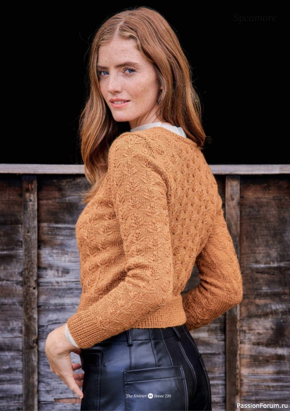 Вязаные проекты спицами в журнале «The Knitter №220 2025»