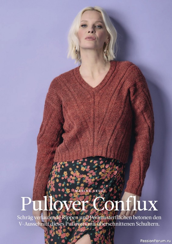 Вязаные проекты спицами в журнале &laquo;The Knitter №81 2026 Germany&raquo;