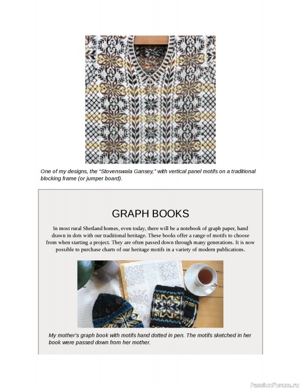 Вязаные проекты в книге «Fair Isle Knitting Tradition».