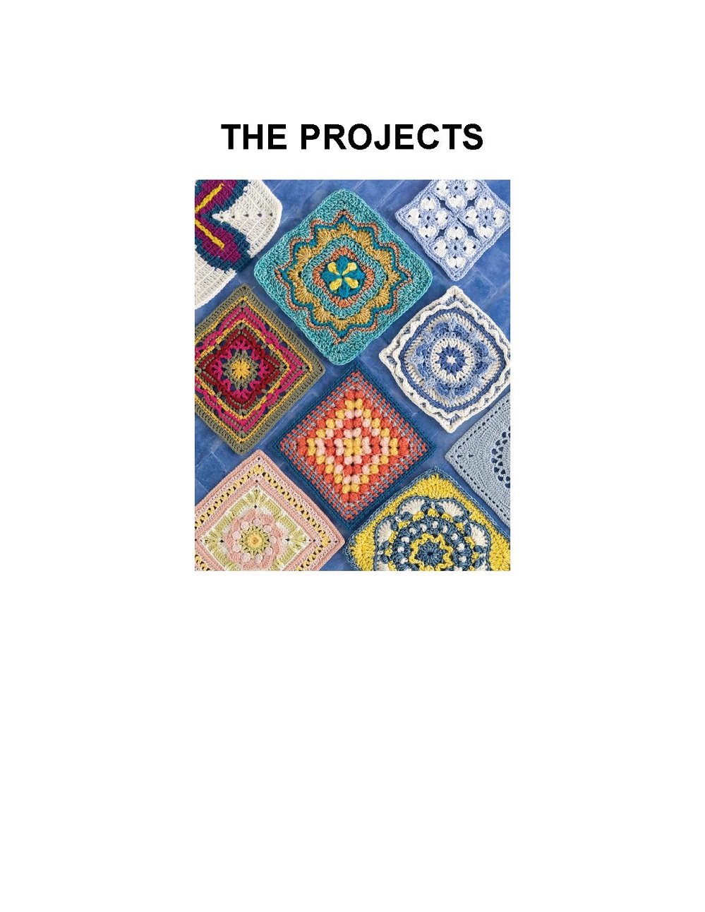 Коллекция проектов крючком в книге «100 Crochet Tiles» Коллекция проектов крючком в книге «100 Crochet Tiles»