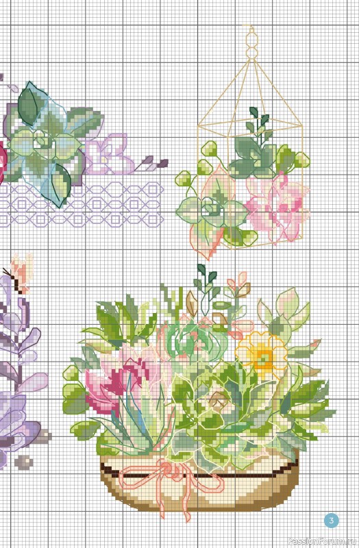 Коллекция проектов для рукодельниц в журнале &laquo;A Punto Croce Fiori - Marzo 2026&raquo;