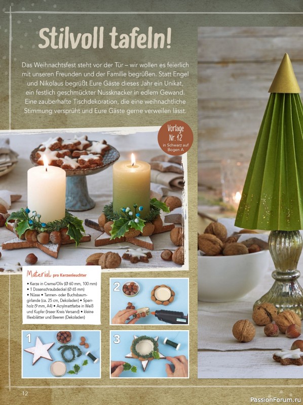 Коллекция проектов для рукодельниц в журнале «Mein Deko und Bastelspass №60 2025»