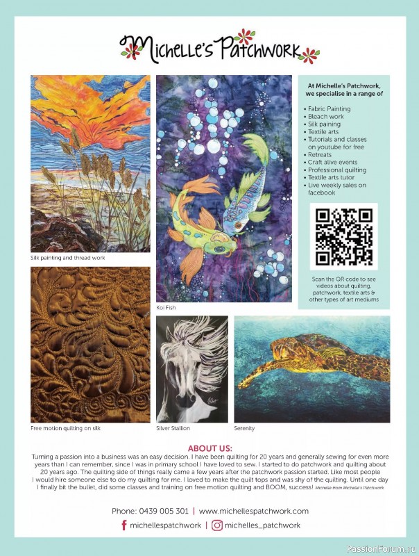 Коллекция проектов для рукодельниц в журнале «Quilters Companion №134 2025»