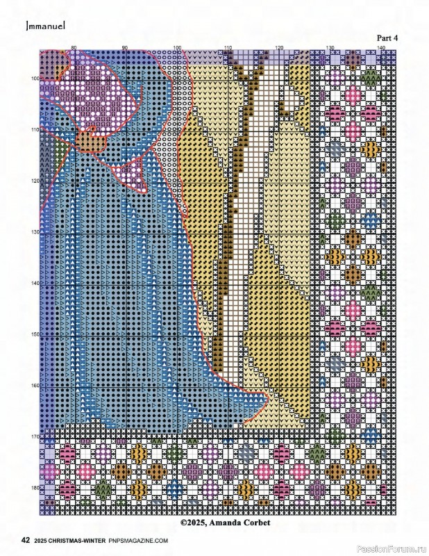 Коллекция вышивки в журнале «Punch Needle & Primitive Stitcher - Winter 2025»