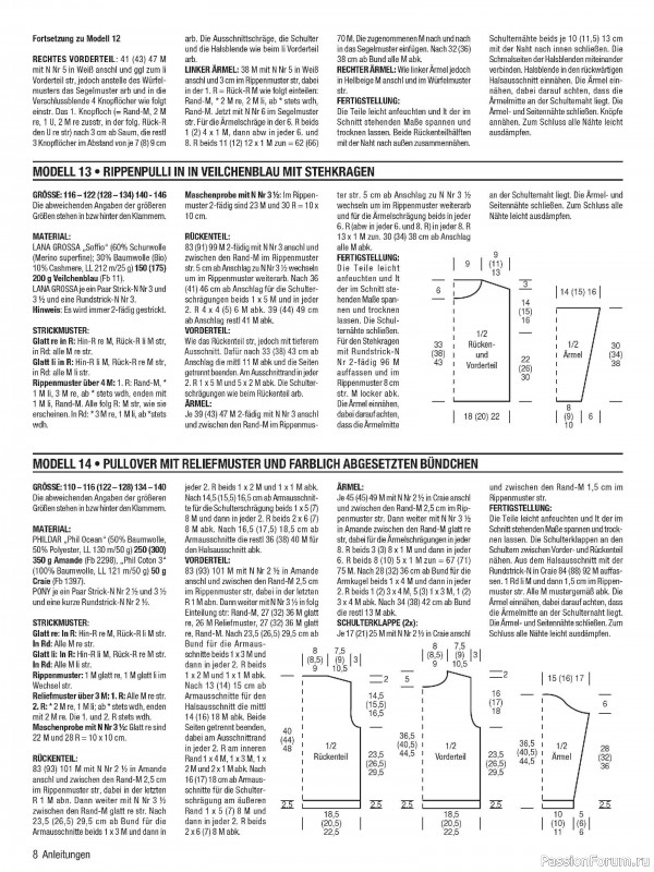 Вязаные модели для детей в журнале &laquo;Kinder Maschenmode №1 2026&raquo;