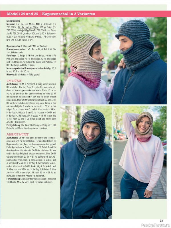 Вязаные модели в журнале «Sandra Sonderheft SA318 2025»