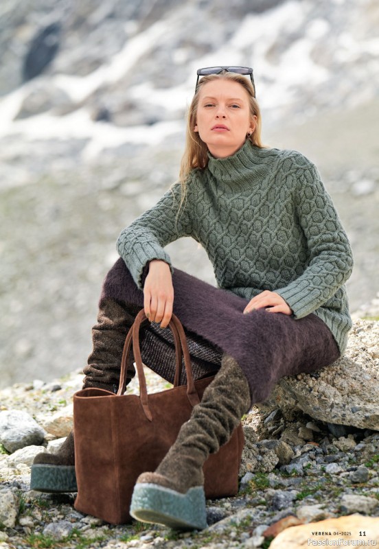 Вязаные модели в журнале &laquo;Verena №4 2025&raquo;
