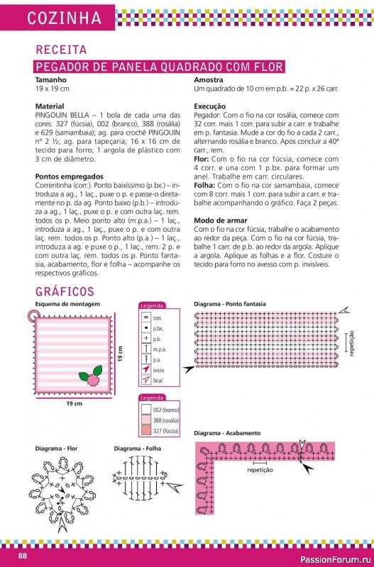 Вязаные проекты крючком в журнале «Artesanato Simples №7 2022 - Croche»