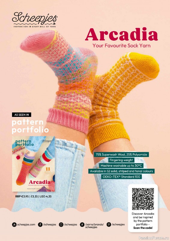 Вязаные проекты крючком в журнале «Simply Knitting №270 2025»