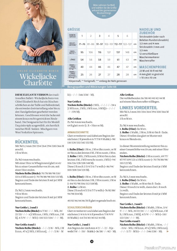 Вязаные проекты спицами в журнале «The Knitter №70 2024»