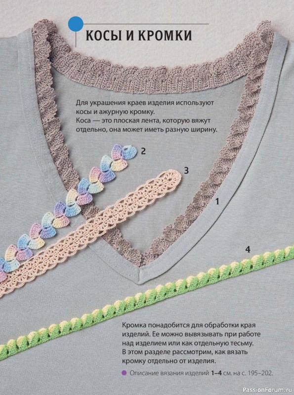 Вязаные проекты в книге &laquo;Ажурное вязание крючком&raquo;. Продолжение