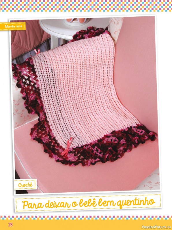 Вязаные проекты в журнале &laquo;Artesanato Simples Ed.83 Croche e Trico Bebe&raquo;
