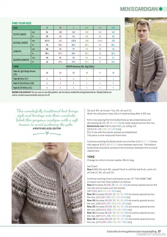 Вязаные проекты в журнале &laquo;Simply Knitting №273 2026&raquo;