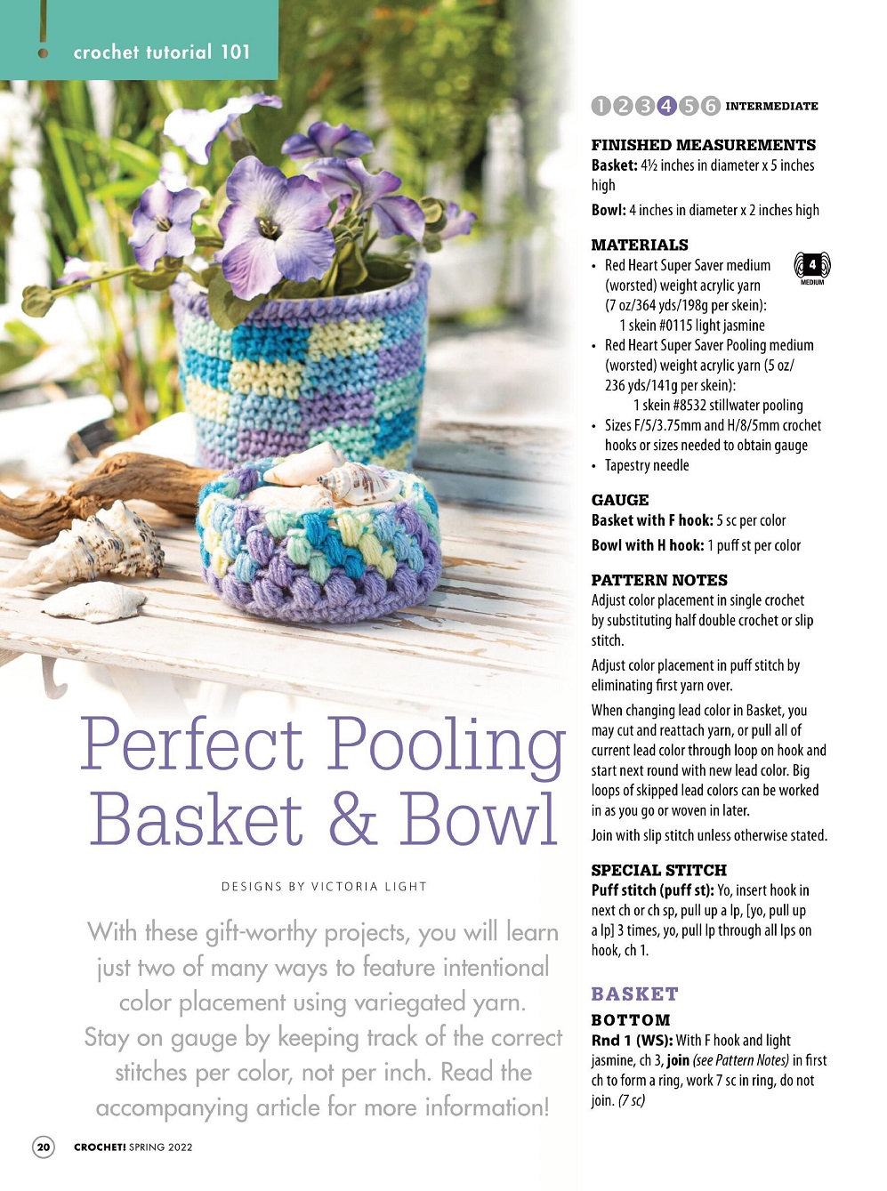 Весенняя коллекция в журнале "Crochet! - Spring" 2022