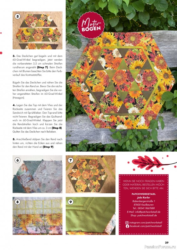 Коллекция проектов для рукодельниц в журнале «Nähen & Patchwork №5 2026»