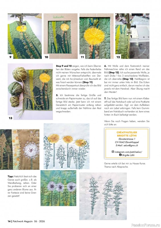 Коллекция проектов для рукодельниц в журнале &laquo;Patchwork Magazin №6 2026&raquo;