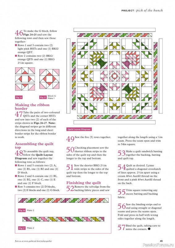 Коллекция проектов для рукодельниц в журнале «Todays Quilter №124 2025»