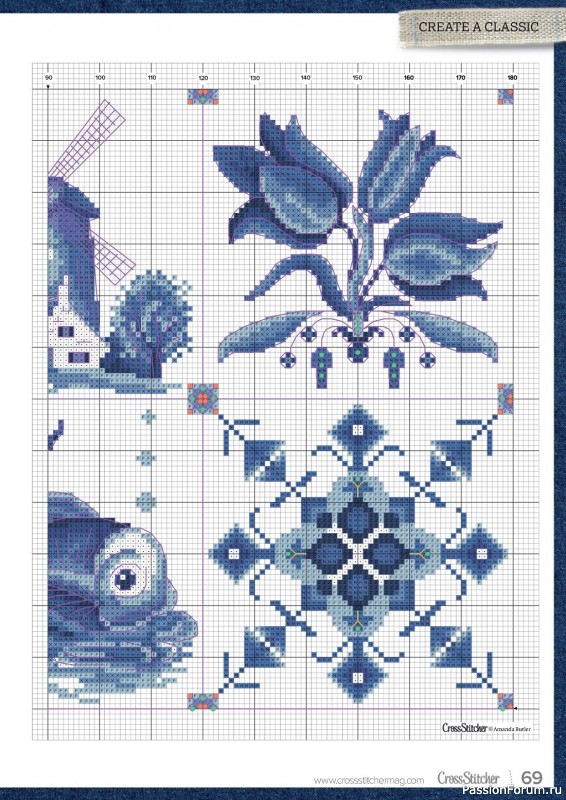 Коллекция вышивки в журнале «CrossStitcher №399 2023»