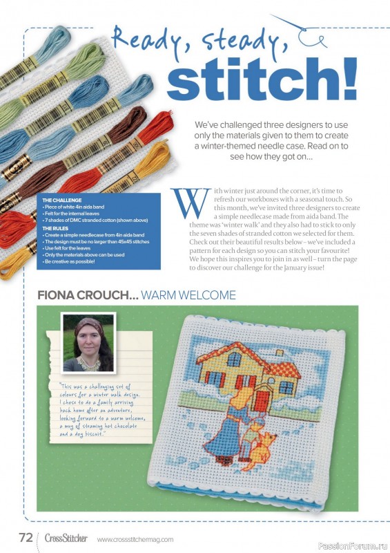 Коллекция вышивки в журнале «CrossStitcher №428 2025»