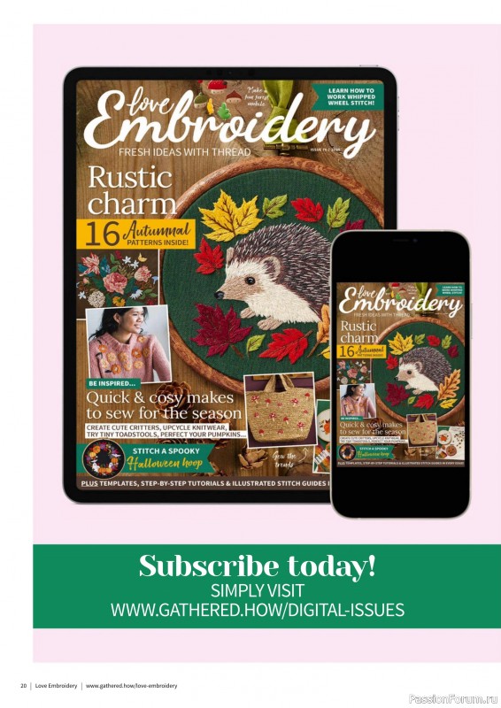 Коллекция вышивки в журнале «Love Embroidery №70 2025»