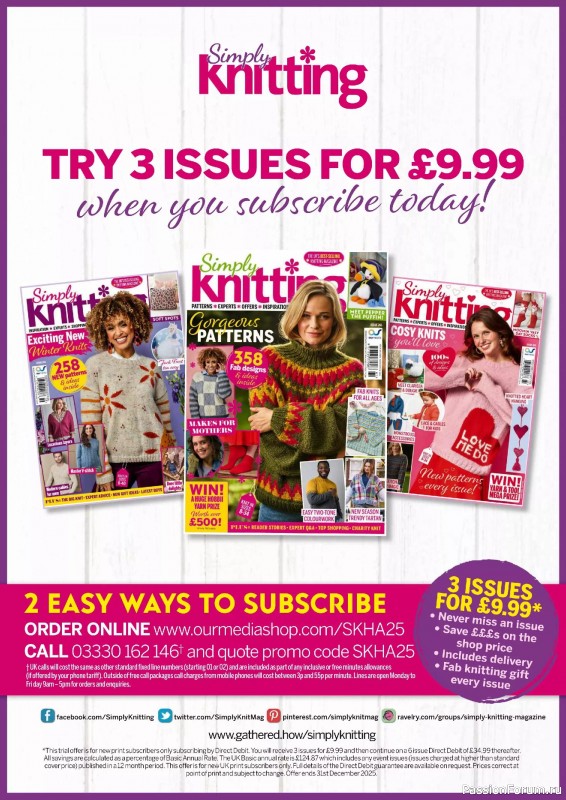 Вязаные проекты крючком в журнале «Simply Crochet №169 2025»