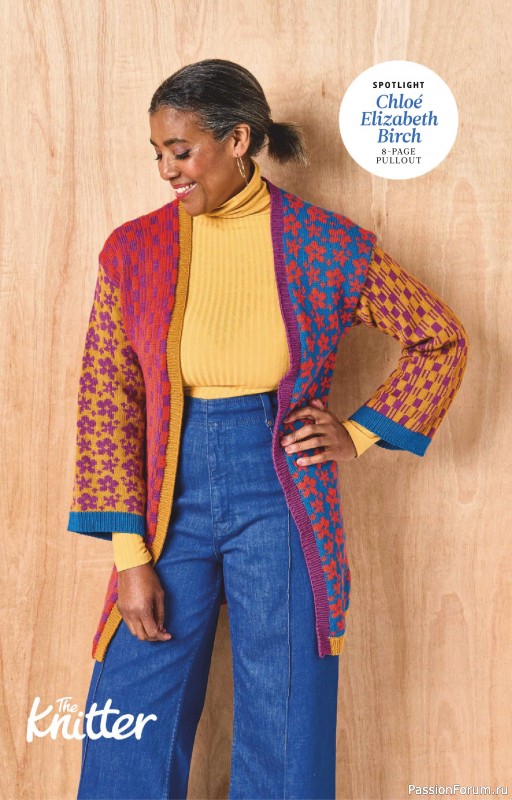 Вязаные проекты спицами в журнале &laquo;The Knitter №223 2025&raquo;