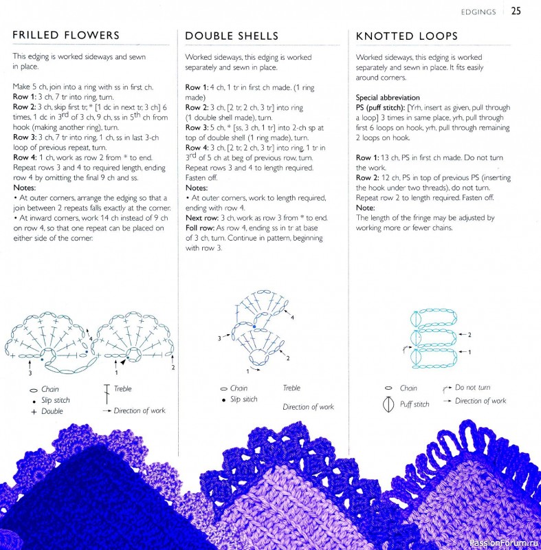 Вязаные проекты в книге &laquo;75 Crocheted Floral Blocks&raquo;. Часть 1