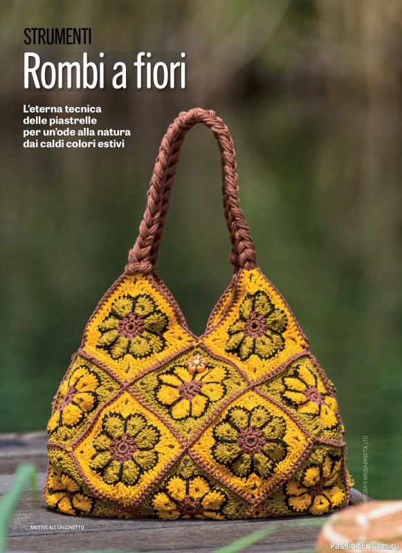 Вязаные проекты в журнале «Motivi all'Uncinetto Borse - Dicembre 2025-Gennnaio 2026»