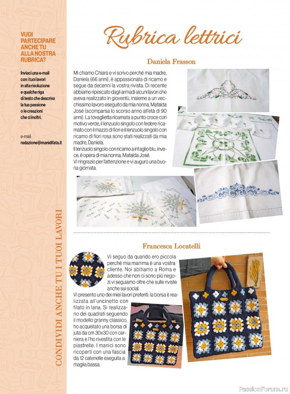 Коллекция проектов для рукодельниц в журнале &laquo;Mani di Fata - Gennaio-Febbraio 2026&raquo;