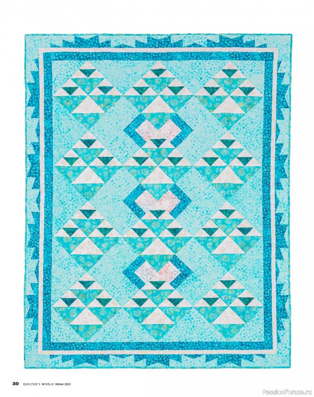 Коллекция проектов для рукодельниц в журнале «Quilter's World - Winter 2025»
