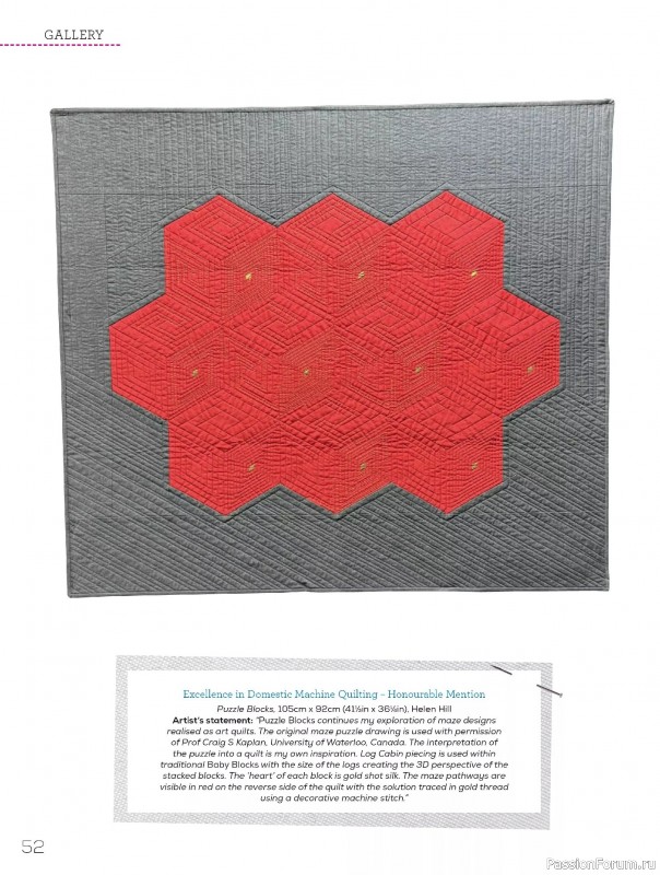 Коллекция проектов для рукодельниц в журнале «Quilters Companion №134 2025»