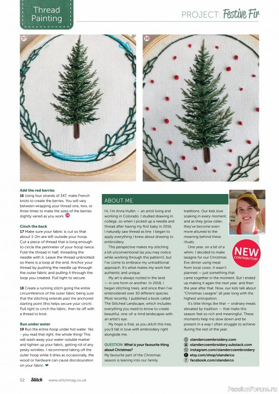 Коллекция проектов для рукодельниц в журнале «Stitch Magazine №158 2025»