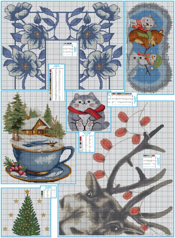 Коллекция вышивки в журнале «Profilo Punto Croce №10 2025»