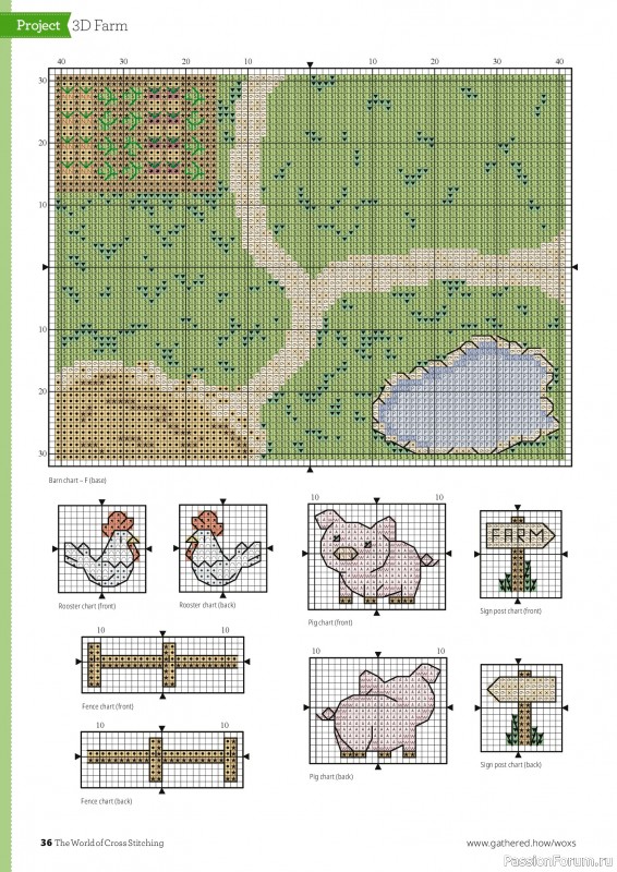 Коллекция вышивки в журнале &laquo;The World of Cross Stitching №372 2026&raquo;