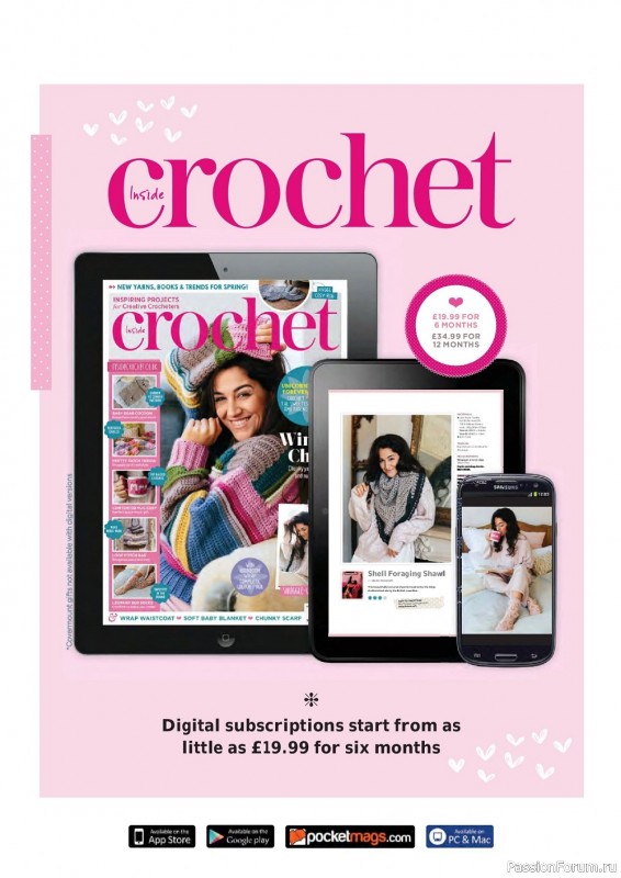 Вязаные модели крючком в журнале «Inside Crochet №145 2022»