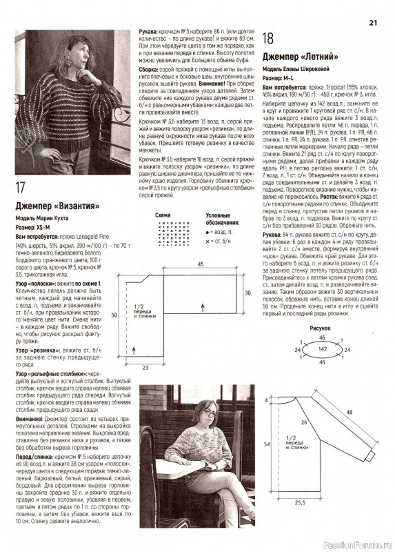 Вязаные модели в журнале «Вязаная одежда для солидных дам №4 2023»