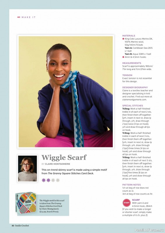 Вязаные проекты крючком в журнале &laquo;Inside Crochet №185 2025&raquo;